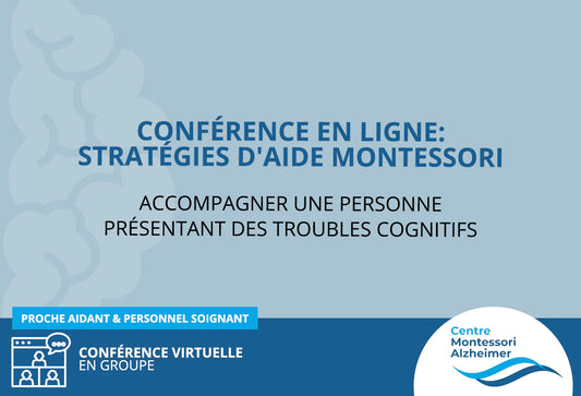 Conférence en ligne:  Stratégies d'aide aux troubles cognitifs